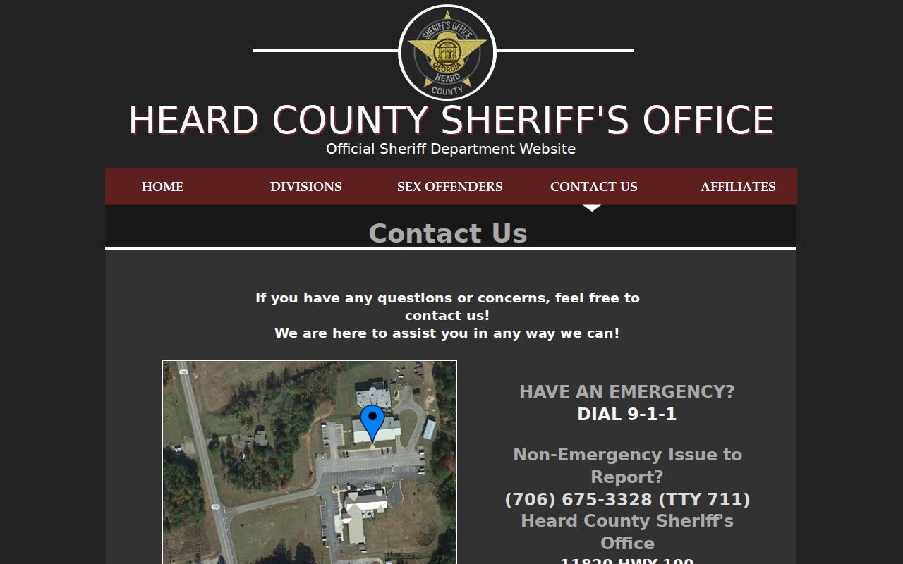 Heard County warrant check sheriff and non-emergency contacts